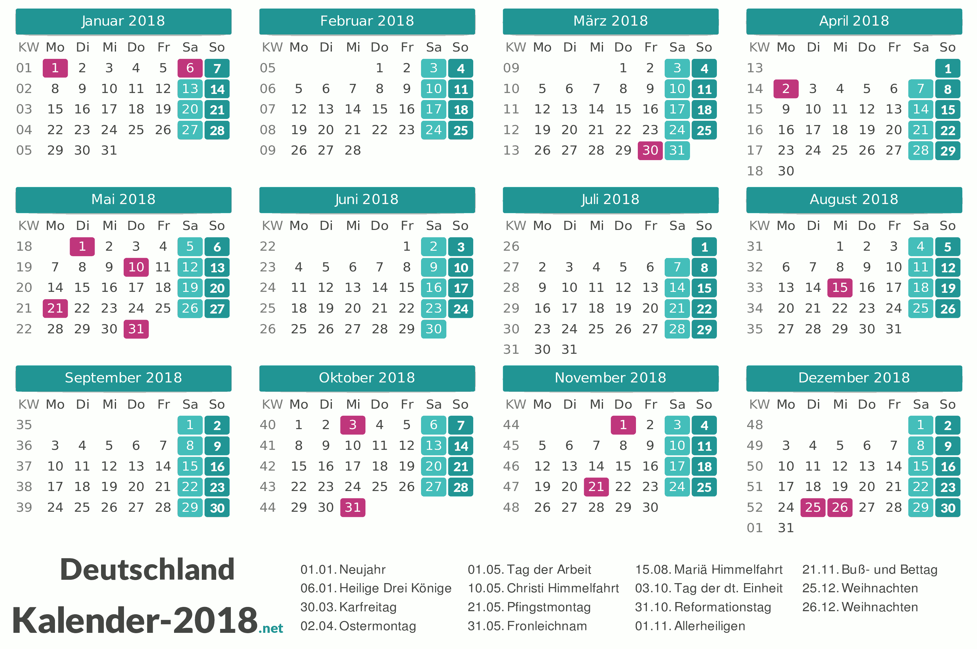 ostern 2018 kalender